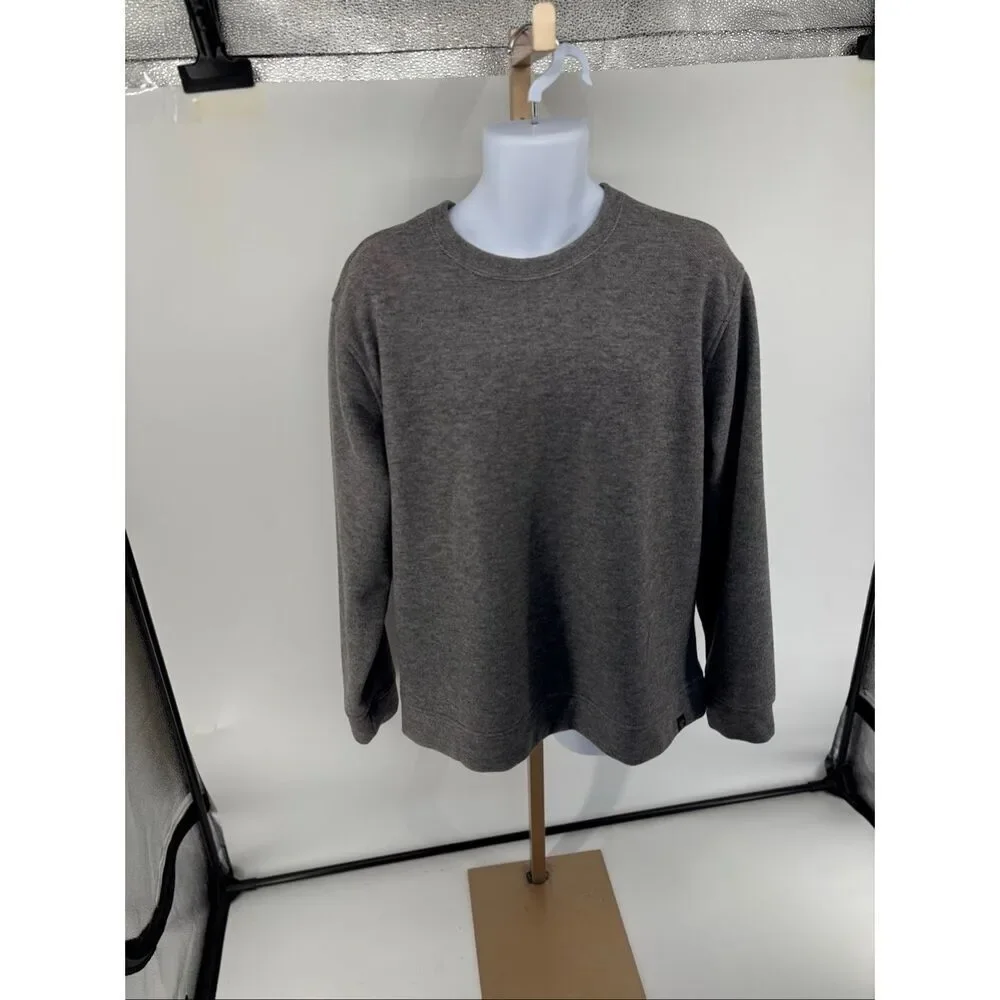 Jachs New York Mens Sweatshirt Size XL Grey Crew Neck Shirt Fleece